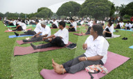 World Yoga Day Celebration In India, Kolkata – 21 Jun 2025