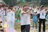 11th International Yoga Day In Kashmir 