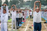 11th International Yoga Day In Kashmir 