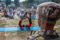 11th International Yoga Day In Kashmir 