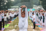 11th International Yoga Day In Kashmir 