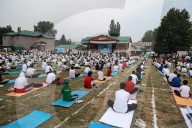 11th International Yoga Day In Kashmir 