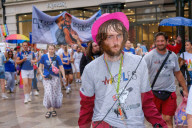 Cardiff, UK. Saturday, 21st June, 2025. Pride Parade, part of Pride Cymru, Cardiff, UK.