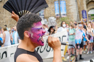 Cardiff, UK. Saturday, 21st June, 2025. Pride Parade, part of Pride Cymru, Cardiff, UK.