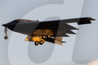 B-2 Stealth Bombers Training In Las Vegas, Nevada During A Red Flag Exercise In 2022.