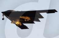 B-2 Stealth Bombers Training In Las Vegas, Nevada During A Red Flag Exercise In 2022.