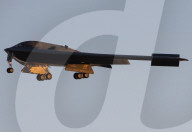 B-2 Stealth Bombers Training In Las Vegas, Nevada During A Red Flag Exercise In 2022.