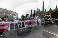 Stop ReArm Europe Demonstration Against War In Rome
