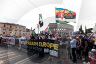 Stop ReArm Europe Demonstration Against War In Rome