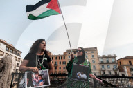 Stop ReArm Europe Demonstration Against War In Rome