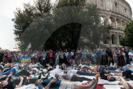 Stop ReArm Europe Demonstration Against War In Rome
