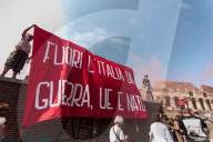 Stop ReArm Europe Demonstration Against War In Rome