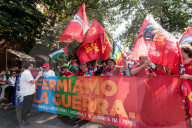 Stop ReArm Europe Demonstration Against War In Rome
