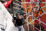 Stop ReArm Europe Demonstration Against War In Rome