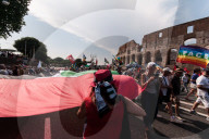 Stop ReArm Europe Demonstration Against War In Rome