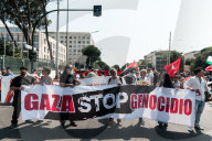 Stop ReArm Europe Demonstration Against War In Rome