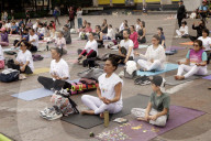 Mexicans Marks Yoga International Day With Mass Class