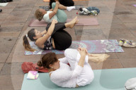 Mexicans Marks Yoga International Day With Mass Class