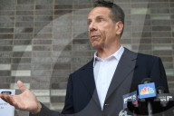 Former Governor Of New York State And Current New York City Mayoral Candidate Andrew Cuomo Speaks At A News Conference
