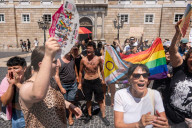 Protest By The Transfeminist Collective In Barcelona.