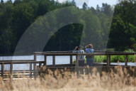Rosenkällasjön Lake In Linköping, Sweden.