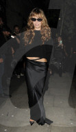 Miley Cyrus attends Lost City in Covent Garden, billed as a secret 'theatrical art & nightclub creative experience' on the companies social media pages
