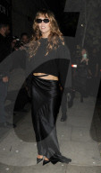Miley Cyrus attends Lost City in Covent Garden, billed as a secret 'theatrical art & nightclub creative experience' on the companies social media pages