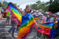 Sri Lankan And Canadian LGBTQ Communities Hold A Pride Walk To Mark Pride Month.