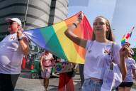 Sri Lankan And Canadian LGBTQ Communities Hold A Pride Walk To Mark Pride Month.