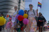 Sri Lankan And Canadian LGBTQ Communities Hold A Pride Walk To Mark Pride Month.