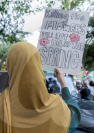 Protest Against Gaza, Iran Strikes 
