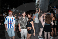 A Huge Crowd In The Streets Of Paris For "la Fete De La Musique".