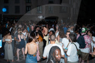 A Huge Crowd In The Streets Of Paris For "la Fete De La Musique".