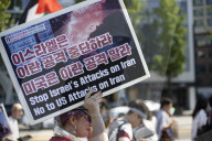 Protesters In Seoul Urge U.S. To Halt Wars In Palestine And Iran, Condemn Israeli Attacks