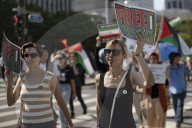 Protesters In Seoul Urge U.S. To Halt Wars In Palestine And Iran, Condemn Israeli Attacks