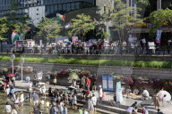 Protesters In Seoul Urge U.S. To Halt Wars In Palestine And Iran, Condemn Israeli Attacks