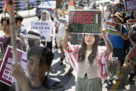 Protesters In Seoul Urge U.S. To Halt Wars In Palestine And Iran, Condemn Israeli Attacks