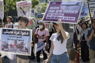 Protesters In Seoul Urge U.S. To Halt Wars In Palestine And Iran, Condemn Israeli Attacks