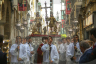 Corpus Christi Procession In Cadiz, Spain