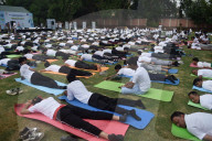 International Day of Yoga in Kashmir