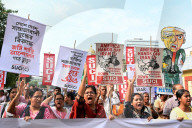 SUCI (Socialist Unity Centre Of India) Rally Against Israel -Iran War In Kolkata, India