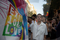 Palermo Pride Marches For LGBTQIA+ Rights And In Solidarity With Gaza