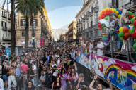 Palermo Pride Marches For LGBTQIA+ Rights And In Solidarity With Gaza