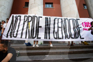 Palermo Pride Marches For LGBTQIA+ Rights And In Solidarity With Gaza