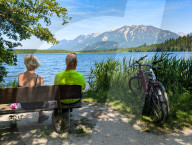 Sunny Afternoon At Bavarian Lake Barmsee