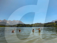 Sunny Afternoon At Bavarian Lake Barmsee