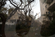 Buildings Struck By Iranian Ballistic Missile In Tel-Aviv