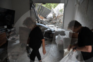 Buildings Struck By Iranian Ballistic Missile In Tel-Aviv