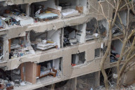 Buildings Struck By Iranian Ballistic Missile In Tel-Aviv