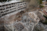Buildings Struck By Iranian Ballistic Missile In Tel-Aviv
